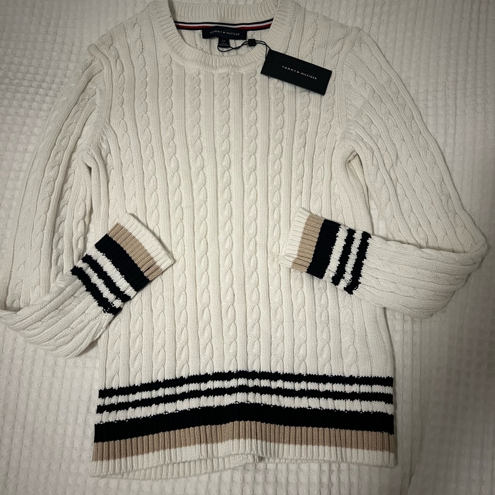 Tommy Hilfiger white sweater